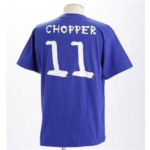 むかしむかし アニメコラボ!サッカーW杯日本代表応援Tシャツ 【11番 チョッパー】 ジャパンブルー M