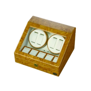 LUHW(ローテンシュラーガー) LED付ワインディングマシーン 4本巻き上げ ライトウッド