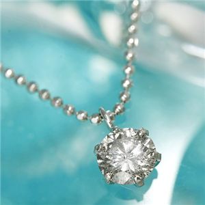 大粒PT0.4ctダイヤモンドペンダント