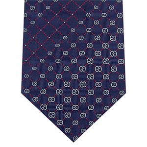 GUCCI(グッチ) シルクネクタイ 2010 春夏 Blue N-GUC-A01507