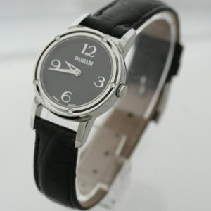 D-SIDE ブラック文字盤・クロコダイルベルト 30001812