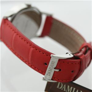 D-SIDE ホワイト文字盤 レッドクロコダイルベルト 30001815