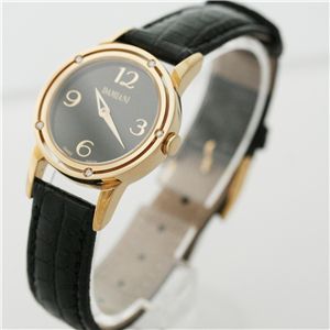 D-SIDE　イエローゴールドケース　ブラック文字盤・クロコダイルベルト 30001816