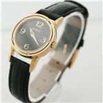 D-SIDE イエローゴールドケース ブラック文字盤・クロコダイルベルト 30001816-341