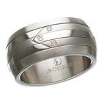 ディアフューゴ社製/316Lスティールダイヤモンドムービングリング #23