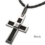 ディアフューゴ社クロスペンダント ブラック