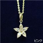 HAPPY☆フラワーペンダント ピンク