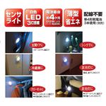 LEDライト エコパ・フィノ ブルー 【人感センサー付き】