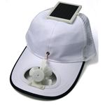 ソーラーファンキャップ ホワイト