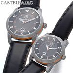CASTELBAJAC(カステルバジャック) レザーウォッチ JCC-011G-03/ホワイト・メンズ