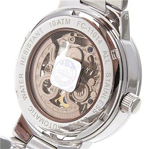 ficce オートマチック 両面スケルトン ブレスウォッチ FC-11014-03／コパー