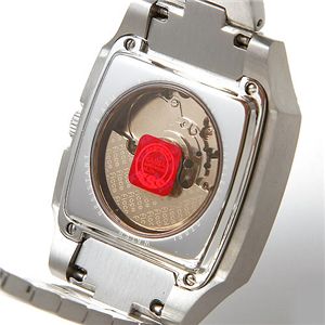 ficce(フィッチェ) ツインムーブ(クォーツ＆自動巻) メンズブレスウォッチ FC-11026-01／シルバー