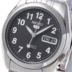 SEIKO(セイコー) セイコー5 オートマメンズブレスウォッチ SNK381K／ブラック