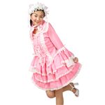 スイートドレス（チュールメイド）ピンク/白　M