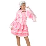 スイートドレス（チュールメイド）ピンク/白　M