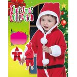 【クリスマスコスプレ】サンタカバーオール 80