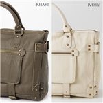 BALENCIAGA(バレンシアガ) エディターズ レザーバッグ アイボリー