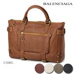 BALENCIAGA（バレンシアガ）  エディターズ　レザーバッグ　キャメル