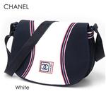 CHANEL　ショルダーバック　31243　WH/NV
