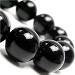 モリオン（黒水晶）ブレス12mm　鑑別書付き