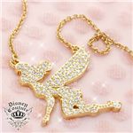 ディズニークチュール ティンカーベルクリスタルネックレス