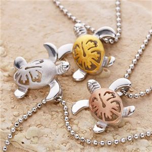 ハワイアンプチホヌネックレス ゴールド