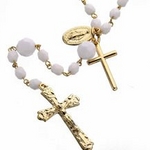 ロザリオネックレス 【ホワイト】