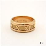 TIFFANY&CO. イエローゴールドリング B/アトラスナローニューメリックリング 5.0(約9.25号) /12657412