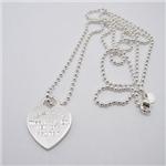 TIFFANY(ティファニー) RTTハートタグビーズチェーンペンダント 12492588