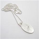 TIFFANY(ティファニー) RTTオーバルタグビーズチェーンペンダント 12492596