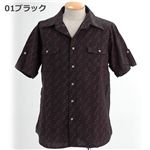 WOOLRICH（ウールリッチ）　レイヤードシャツ　2W8-2349 01ブラック L