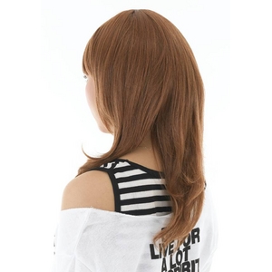 オールウイッグ 前髪ぱっつんポップカール AL-2 ナチュラルブラウン