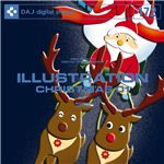 写真素材 DAJ172 ILLUSTRATION  CHRISTMAS 01 【イラストシリーズ～クリスマス01】