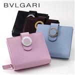 BVLGARI 二つ折財布 22263/ブラック(SV)
