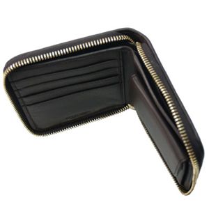 BOTTEGA VENETA（ボッテガヴェネタ） ラウンドファスナー財布 152923-V0013-2040(ダークブラウン)