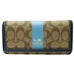 COACH（コーチ） 長財布 40921 BKHBL(ブルー)