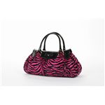 ゼブラ柄ボストン/Couture/ピンク/BW-0271