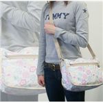 FILA(フィラ) ナイロンリップショルダーバッグ サックス