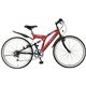 マイパラス M-650 クロスバイク26型・6ＳＰ・リアサス レッド