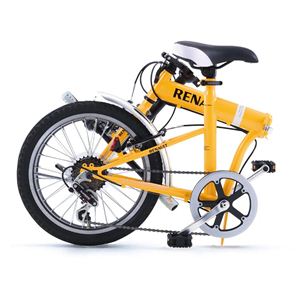 RENAULT（ルノー） 折り畳み自転車 18インチ FDB186 オレンジ 【フォールディングバイク】