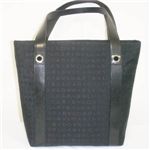 BVLGARI(ブルガリ)  #22284 Agatha BagShopping Shouldercarry Medium Fabric Black/P.