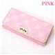 Folli Follie(フォリフォリ) ジャカード長財布 WA7M011SP/Pink