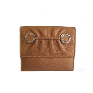 【決算特価】BVLGARI(ブルガリ) 二つ折り財布 23963 ツイスト ブロンズ