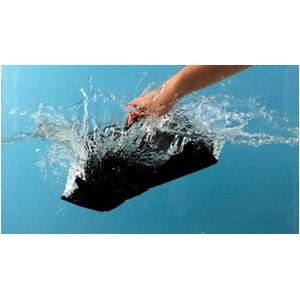 シルク つば長ひんやりリバーシブル帽子 ブラック