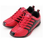 VAN SPIRIT アクティブスニーカー VR1140 レッド×ブラック S(24.0-24.5cm)