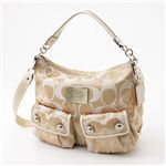 COACH(コーチ) ダブルベルト ショルダーバッグ POPPY 14570SIGHA・LightKhaki