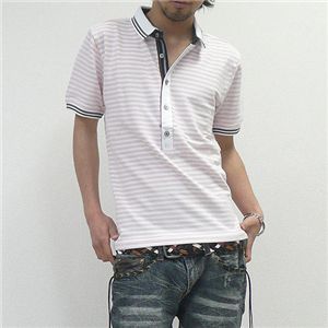 シャドーボーダーポロ（FB92209D）ホワイトM