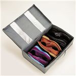 竹炭収納ケース 衣類ケース 3個 ＆ スライド式シューズケース 1個 【押入れ収納】