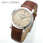 BURBERRY（バーバリー)  ヘリテージ レザーウォッチ BU1356／コパー×ブラウン