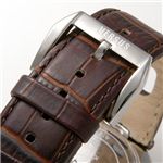 VERSUS(ヴェルサス) COMPASS レザーウォッチ A13LBQ A13LBQ908A497/ブラック×ブラウン